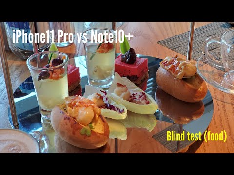 ［1分鐘盲測］iPhone 11 Pro vs Galaxy Note10+ 食物編