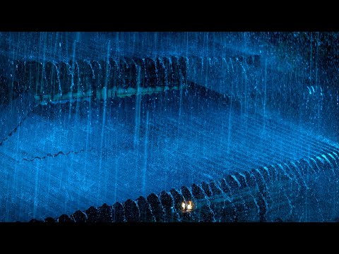 (NO ADS) Sleep Fast with Peaceful Rainfall on Tin Roof & Thunder Sounds for Deep Sleep & Relaxation