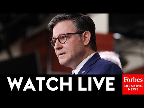WATCH LIVE: Speaker Johnson Holds Press Briefing On Day 31 Of The Government Shutdown