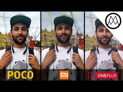 Xiaomi Pocophone F1 vs Mi A2 vs OnePlus 6 Camera Test Comparison