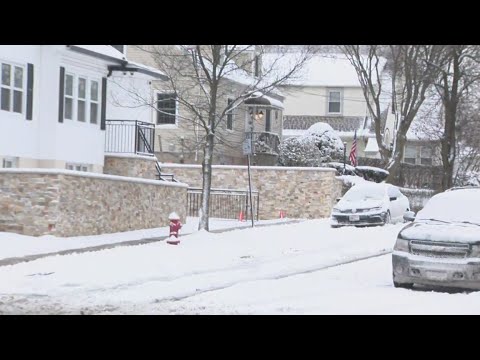 How much snow did NYC, NJ get during the storm?