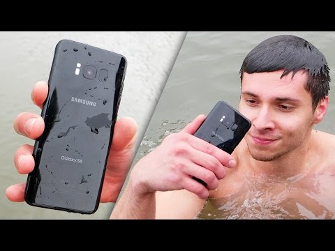 Samsung Galaxy S8 vs iPhone 7 Water Test! Secretly Waterproof?