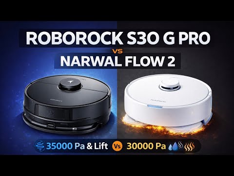 Roborock G30 S Pro vs Narwal Flow 2 comparison