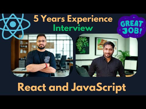 Frontend Developer Interview | 5 Years Experience | React and JavaScript