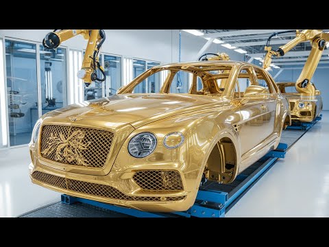 Building the Ultra-Luxury Bentley Bentayga EWB: Chassis Stretching & 24K Gold Craftsmanship