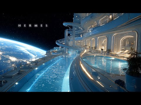 Hermes ⧫ Calming Space Ambient Music ⧫ Cosmic Retreat For Ultimate Relaxation