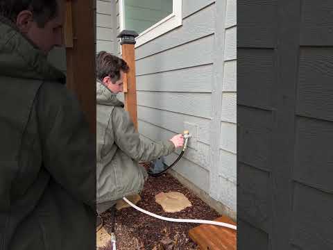 Outdoor sauna shower update #diy #homeimprovement