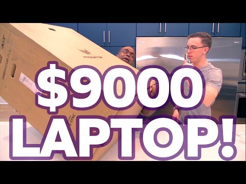 UNBOXING a $9000 LAPTOP!