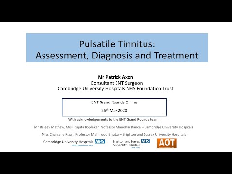 Otology | Pulsatile Tinnitus | Mr Patrick Axon