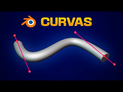 Create CABLES, TUBES and BENDS in Blender - Curve