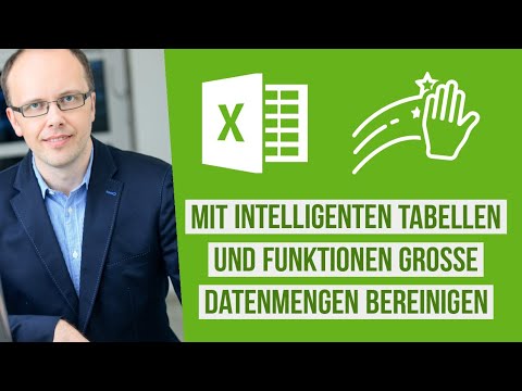 Clean up large amounts of data in Excel in minutes with smart tables and functions