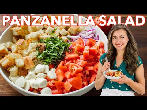 Easy Panzanella Salad + The Best Dressing!