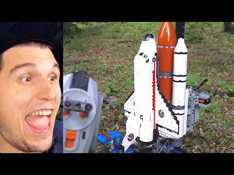 Paluten REAGIERT auf Lego Kreationen, die funktionieren (fliegende Lego Rakete)