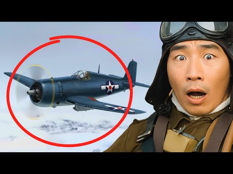 Japanese Pilots Terrified When American F6F Hellcat Appears