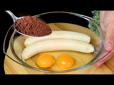 ❗️ Mischen Sie Banane mit Kaffee! Nur 3 Zutaten – ohne Zucker, ohne Mehl! 🍫