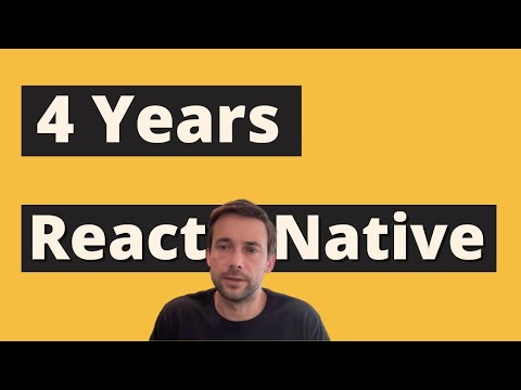 4 years as a React Native developer - some thoughts