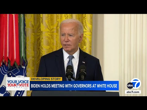 Debate fallout: Biden holds meeting with governors at White House