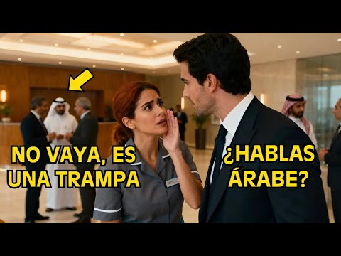 LIMPIADORA ESCUCHÓ A LOS ÁRABES Y ADVIRTIÓ AL MILLONARIO..LO QUE HIZO DESPUES LOS DEJÓ IMPACTADOS