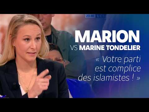 Marion Maréchal facing off against Marine Tondelier on LCI