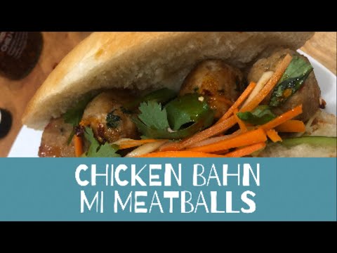 Bahn Mi Meatball Sandwich
