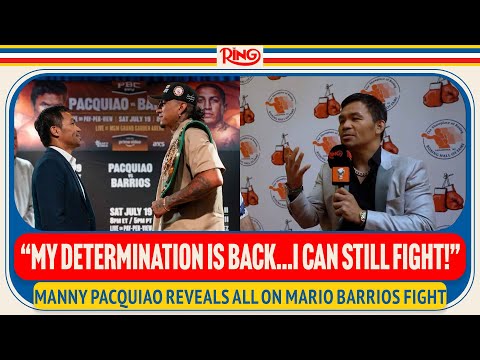 Manny Pacquiao REVEALS Family Conversation Before Mario Barrios Fight & Previews Comeback Clash