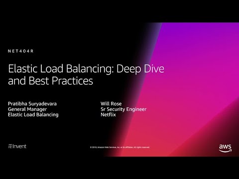 AWS re:Invent 2018: [REPEAT 1] Elastic Load Balancing: Deep Dive and Best Practices (NET404-R1)