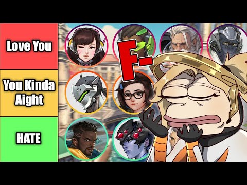 Ranking How Much I HATE You Based Off Your Overwatch 2 Main (Tier List)