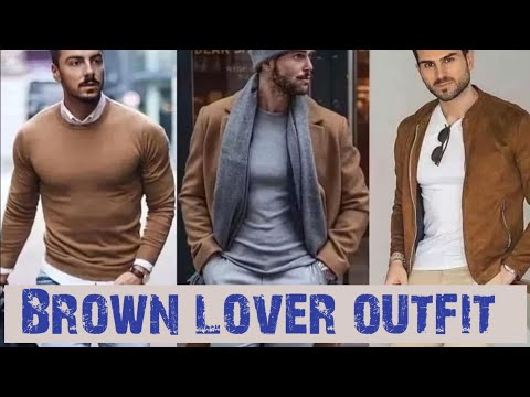 40 brown shade outfits for men। Latest trending men's outfit for men।