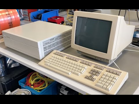 DEC Microvax 3100-80 with a smoking HDD (PWJ237)