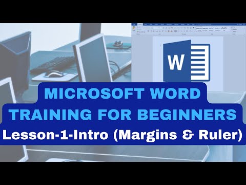 MICROSOFT WORD TRAINING FOR BEGINNERS | LESSON 1
