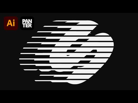 How to Make Text Made of Halftone Lines in Illustrator