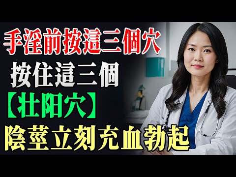 60歲陽痿穴位按摩神技!老中醫祖傳三穴3秒讓血衝下體,比威而鋼猛不傷腎!