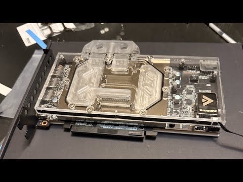 Helios build part 1 : How to: Rx 9070 xt taichi waterblock installation. Full water cooled build