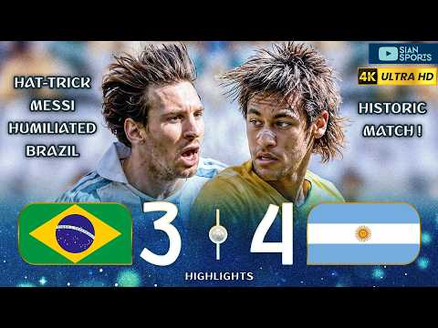 MESSI FIRES A HISTORIC HAT-TRICK IN ARGENTINA’S COMEBACK AND NEYMAR’S BRAZIL CAN’T RESPOND!