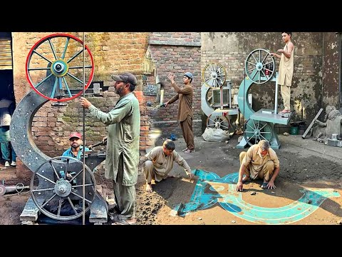 Incredible Process Of Giant BandSaw Machine Making in Factory | Amazing Mechanics