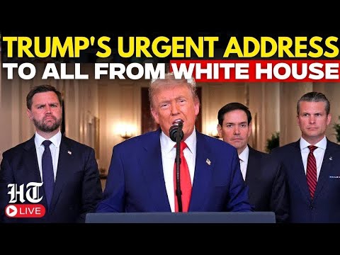 Trump LIVE: US President Donald Trump Urgent Address To The World From White House | Russia | China