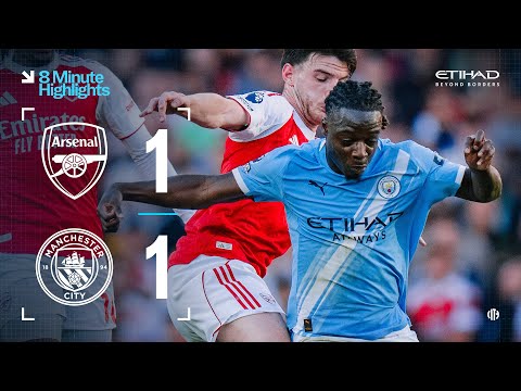 EXTENDED HIGHLIGHTS | Arsenal 1-1 City | Late equaliser cancels out Haaland goal!