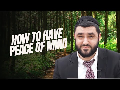 Parshat Vayeshev - Freeing Ourselves From Anxiety! - Rabbi Israel Yakobov