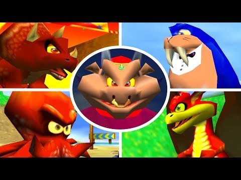 Diddy Kong Racing - All Bosses + Secret Ending
