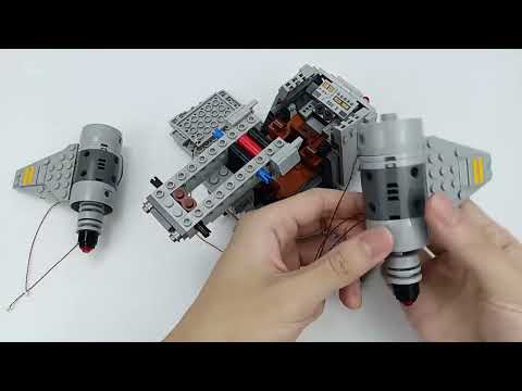 How to Light up LEGO Ambush on Ferrix #75338  - cv