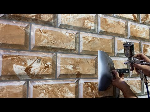 Creative 3D Marble Decoration Trick You won't believe this is paint