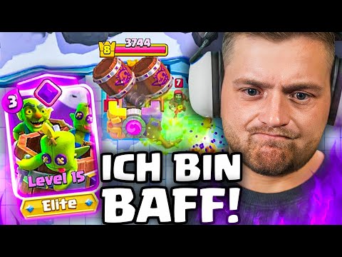 🤯😰EVO KOBOLDFASS ist viel zu DRECKIG! - EVO LVL 15 auf LVL 1 TROLL Account | Clash Royale