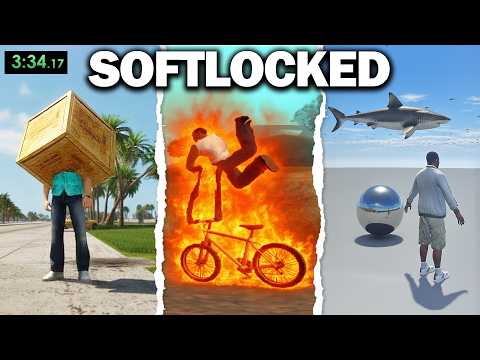How Fast Can You SOFTLOCK Every GTA Game? (Stuck Forever)
