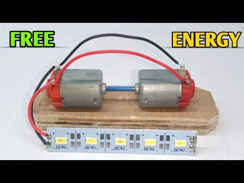 How to generate free energy generator with two dc motor | new technology | science project
