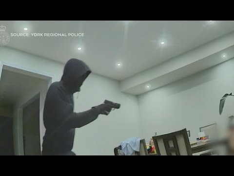 Police release frightening video of armed home invasion north of Toronto