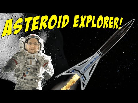 4X THE SIZE! Building & Launching a GIANT Estes Asteroid Explorer rocket.
