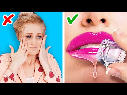 COOL BEAUTY HACKS YOU NEED TO TRY! || Genius Girly Tricks by 123 Go! Gold