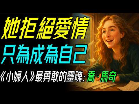 她拒絕愛情，只為成為自己｜《小婦人》最勇敢的靈魂：喬·馬奇！     #小婦人 #露易莎梅奧爾科特 #女性成長 #喬馬奇 #姐妹情誼 #女性覺醒 #文學經典 #成長啟蒙 #愛與勇氣