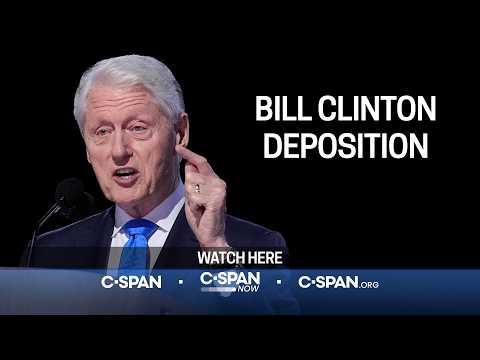 Bill Clinton Deposition on Epstein Probe