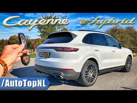 2019 Porsche Cayenne E-Hybrid REVIEW POV on AUTOBAHN & ROAD by AutoTopNL